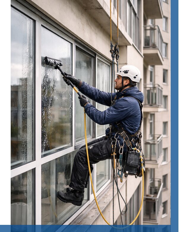 Мойка балконного остекления в Юрге от 3744 р. | ВЫСОТНИК-Юрг