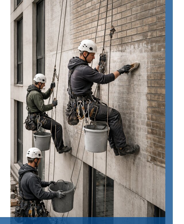 Удаление высолов с фасада в Юрге от 267 р. | ВЫСОТНИК-Юрг