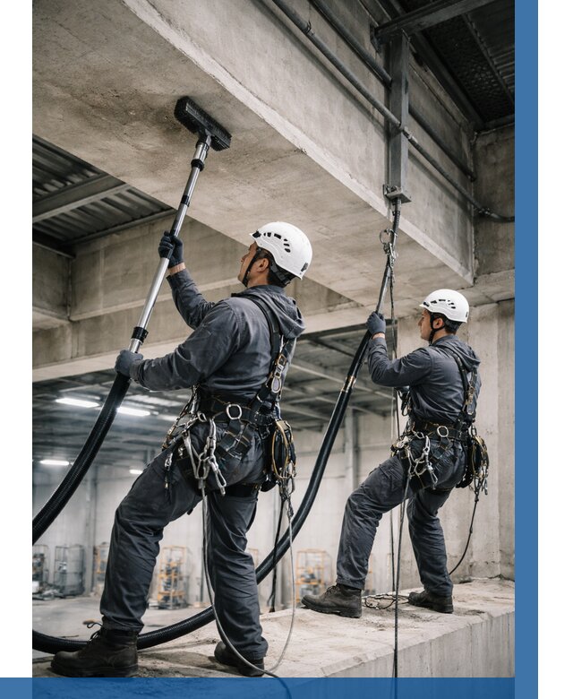 Обеспыливание потолочных конструкций в Юрге от 267 р. |ВЫСОТНИК-Юрг