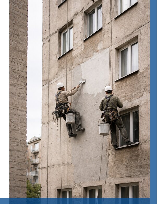 Косметический ремонт фасада в Юрге от 1177 р. | ВЫСОТНИК-Юрг