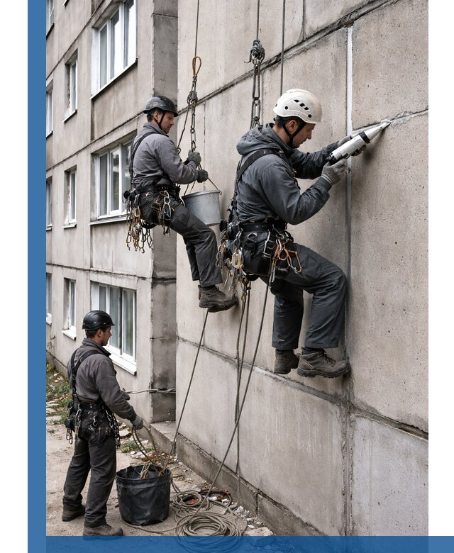 Герметизация межпанельных швов в Юрге с гарантией герметичности