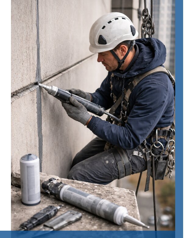 Вторичная герметизация швов в Юрге от 481 р. | ВЫСОТНИК-Юрг