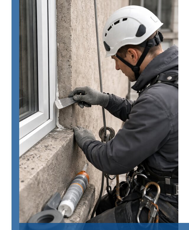 Герметизация монтажных швов окон в Юрге с гарантией качества