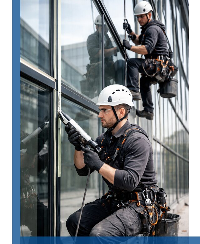 Герметизация витражных швов в Юрге для зданий и фасадов