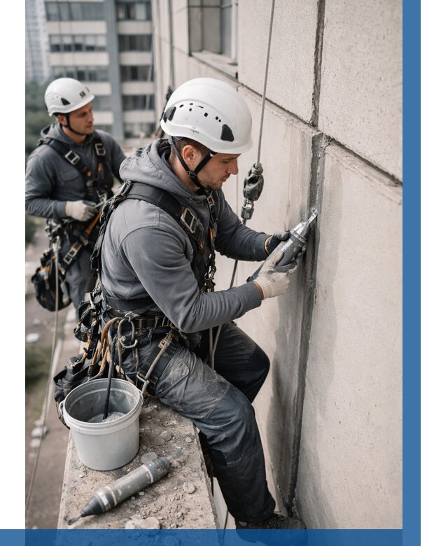 Ремонт деформационных швов здания в Юрге от 1070 р. | ВЫСОТНИК-Юрг