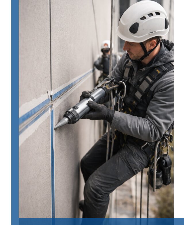 Герметизация стыков фасадных панелей в Юрге качественно и быстро