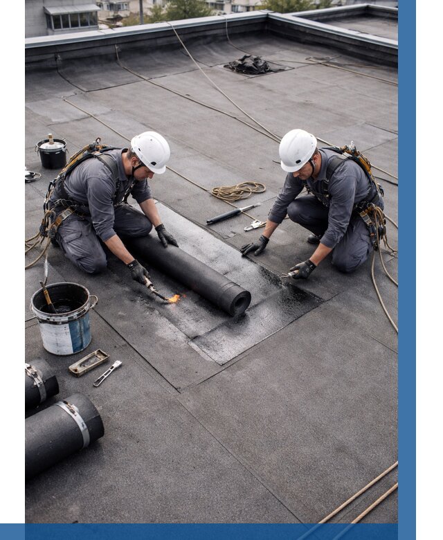 Ремонт мягкой кровли под ключ в Юрге от 749 р. | ВЫСОТНИК-Юрг