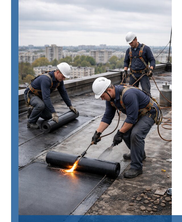 Ремонт наплавляемой кровли в Юрге качественно и надежно