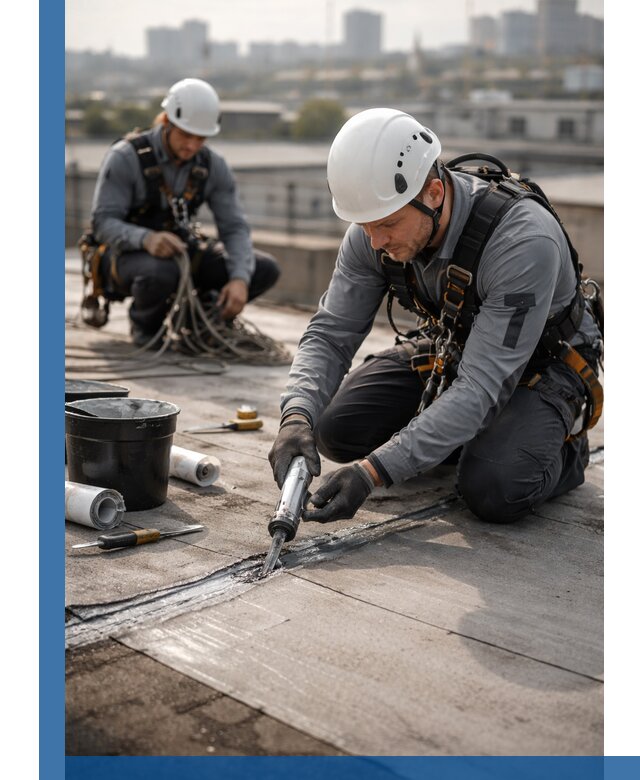 Аварийное и капитальное устранение протечек кровли в Юрге