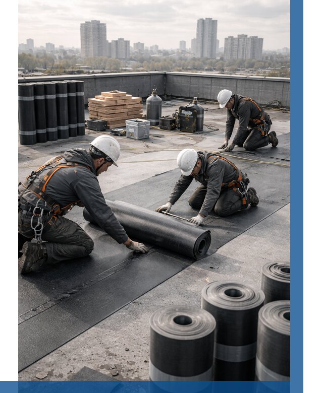 Монтаж мягкой кровли под ключ в Юрге от 481 р. | ВЫСОТНИК-Юрг