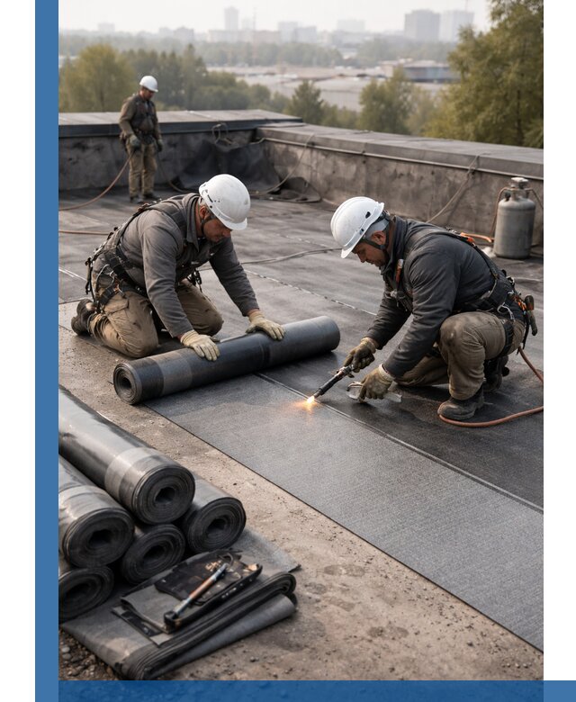 Монтаж мягкой кровли в Юрге профессионально и надежно