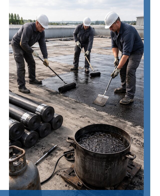 Гидроизоляция кровли мастикой в Юрге от 642 р. | ВЫСОТНИК-Юрг