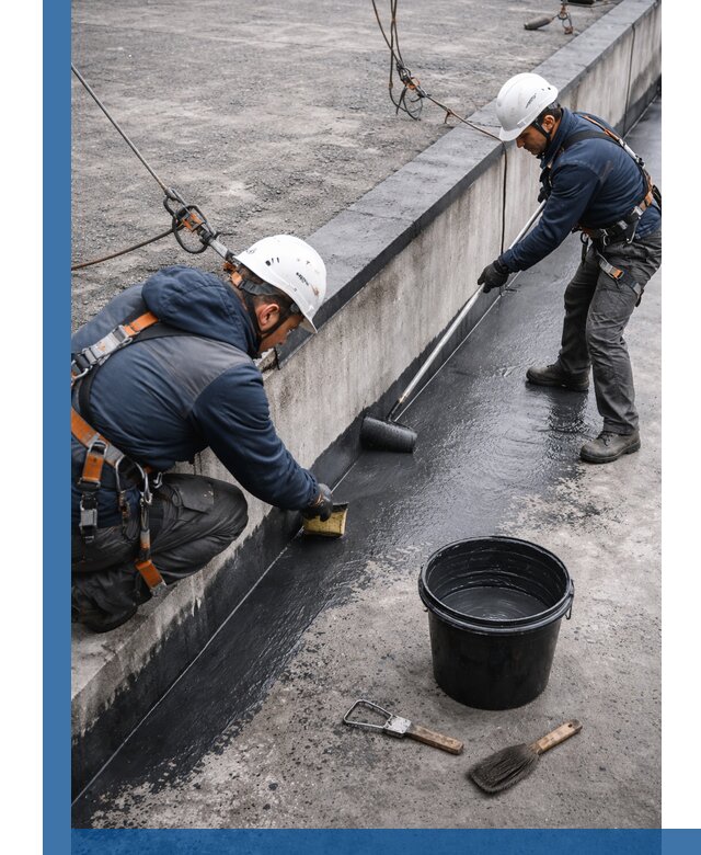 Гидроизоляция кровли жидкой резиной профессионально в Юрге