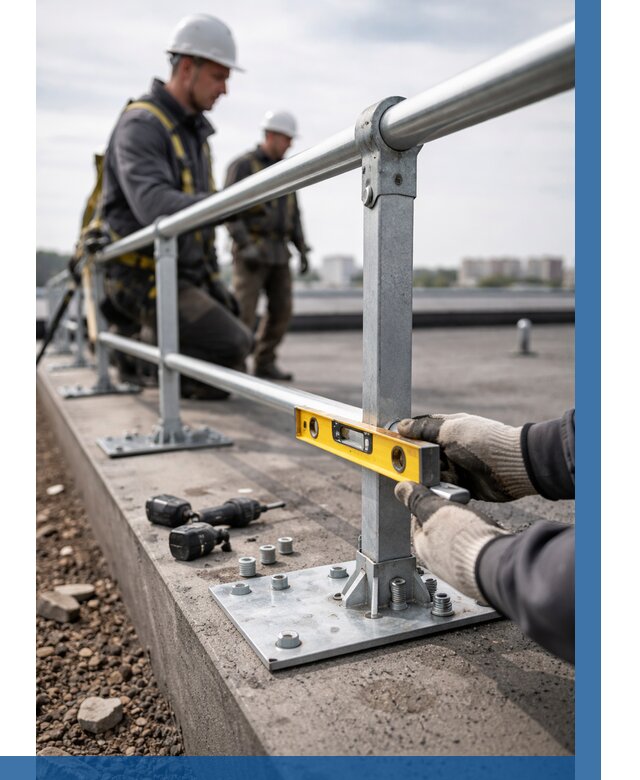 Монтаж кровельного ограждения в Юрге от 1284 р. | ВЫСОТНИК-Юрг