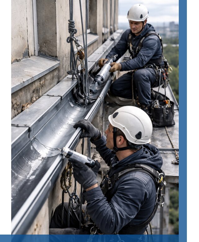 Ремонт водосточных желобов в Юрге от 6952 р. | ВЫСОТНИК-Юрг