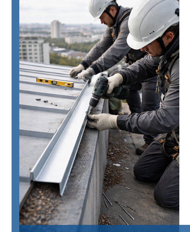 Монтаж капельника на кровле в Юрге с гарантией качества
