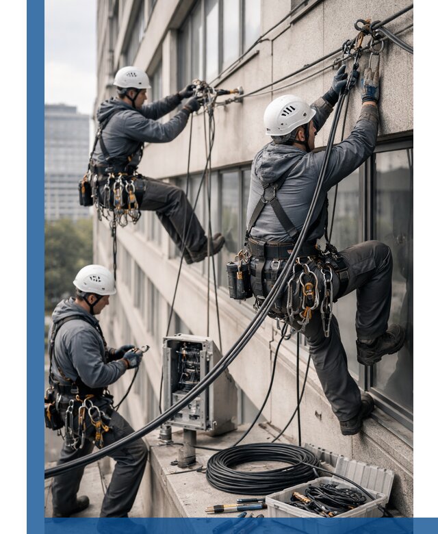 Прокладка оптоволоконного кабеля в Юрге под ключ с тестированием