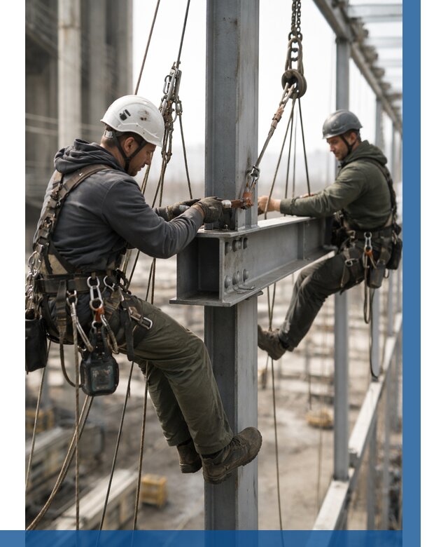 Монтаж металлоконструкций на высоте в Юрге от 3744 р. | ВЫСОТНИК-Юрг