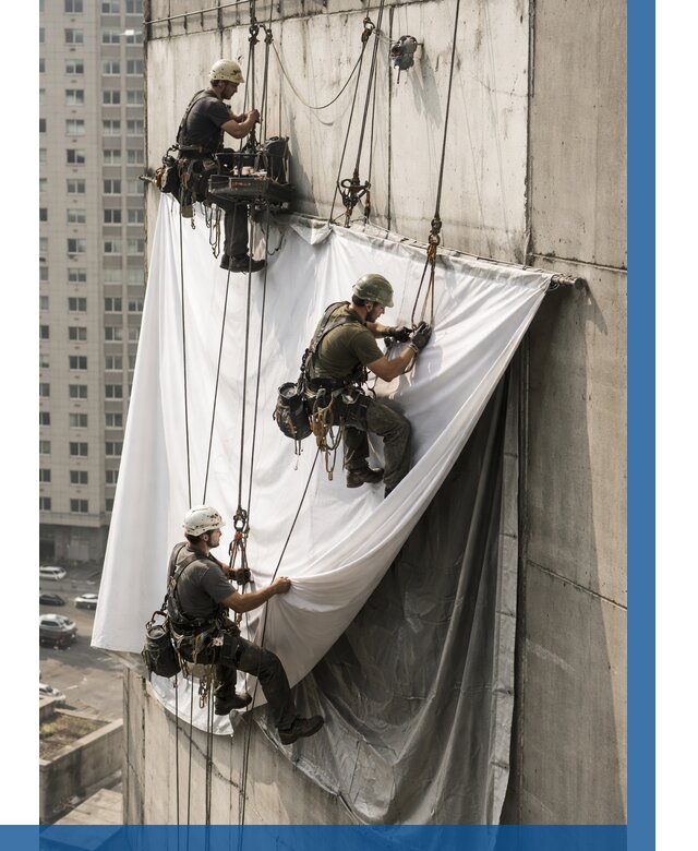 Замена баннерного полотна в Юрге от 6952 р. | ВЫСОТНИК-Юрг—заказать