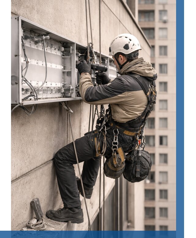 Ремонт вывески на высоте в Юрге от 4813 р. | ВЫСОТНИК-Юрг