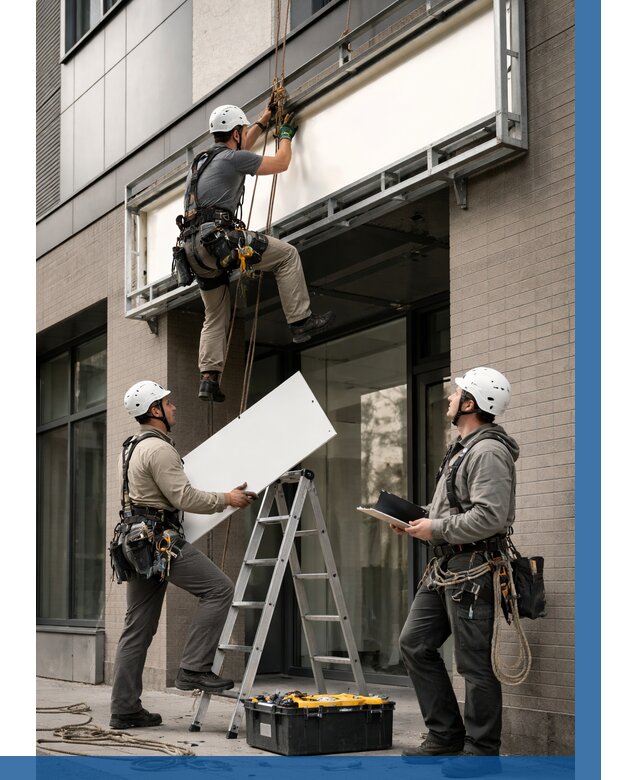 Монтаж светового короба в Юрге от 6952 р. | ВЫСОТНИК-Юрг