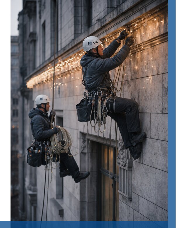 Монтаж новогодней иллюминации в Юрге от 9092 р. | ВЫСОТНИК-Юрг