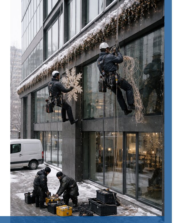 Демонтаж новогоднего оформления в Юрге от 5883 р. | ВЫСОТНИК-Юрг