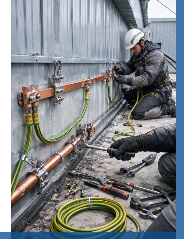 Монтаж заземления здания в Юрге от 26740 р. | ВЫСОТНИК-Юрг