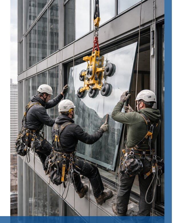 Фасадное остекление зданий под ключ в Юрге от 10696 р. | ВЫСОТНИК-Юрг