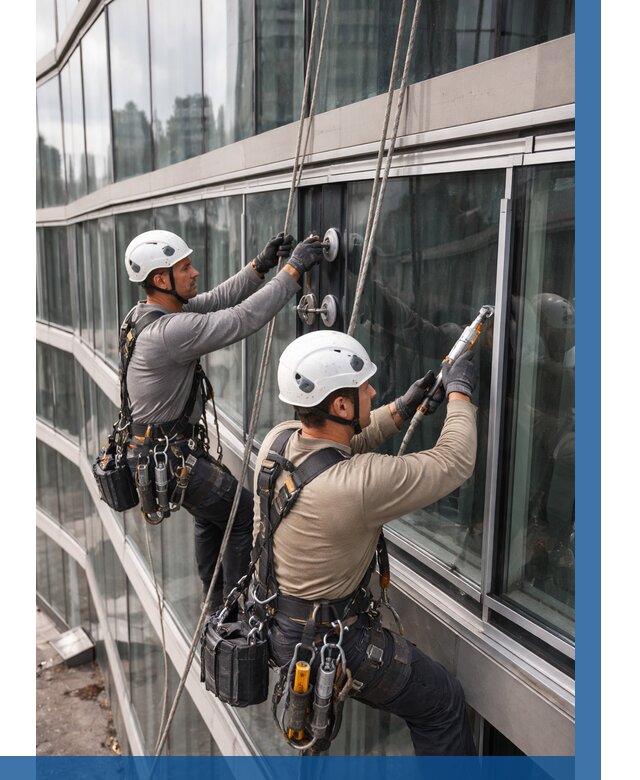 Радиусное остекление фасада в Юрге от 12835 р. | ВЫСОТНИК-Юрг