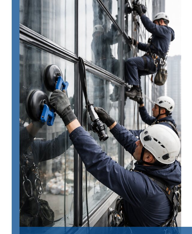 Радиусное остекление фасадов под ключ в Юрге с гарантиями