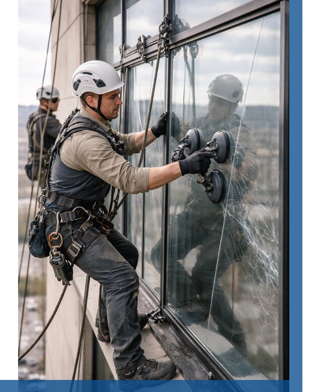 Замена стекла в витраже в Юрге под ключ от 9092 р. | ВЫСОТНИК-Юрг