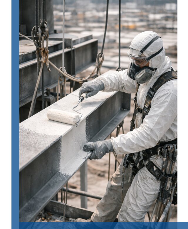 Профессиональная огнезащитная обработка металлоконструкций в Юрге