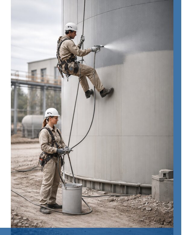 Покраска резервуаров в Юрге от 1284 р. | ВЫСОТНИК-Юрг — заказать