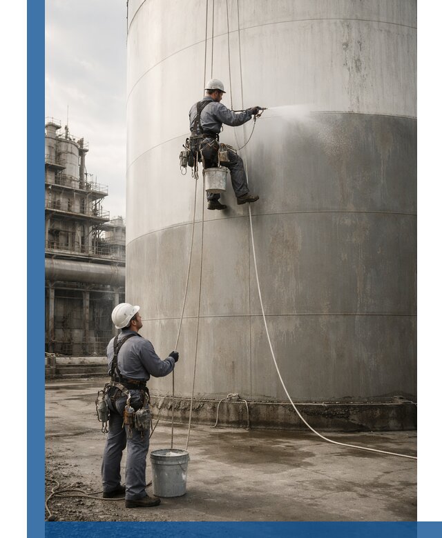 Покраска стальных резервуаров и емкостей в Юрге профессионально