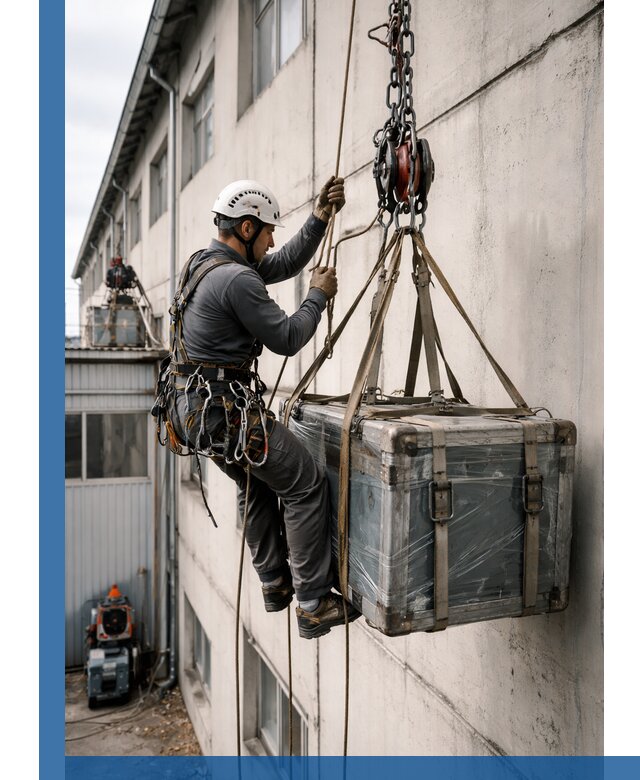 Подъем грузов на высоту в Юрге для промышленных объектов