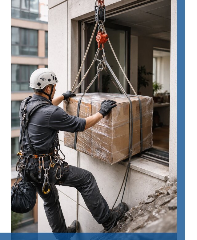 Подъем груза через окно в Юрге от 4813 р. | ВЫСОТНИК-Юрг