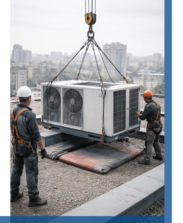 Подъем груза на крышу в Юрге от 5348 р. | ВЫСОТНИК-Юрг заказать