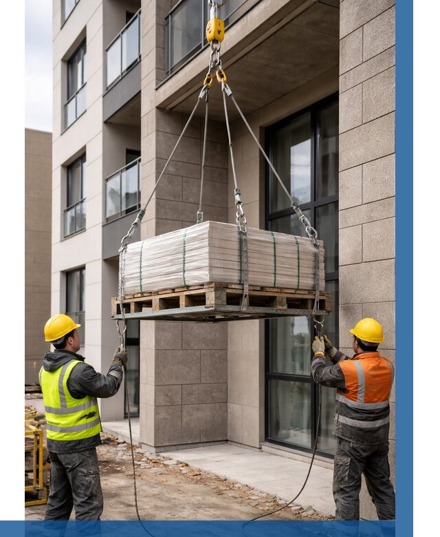 Подъем керамогранита на этаж в Юрге от 3744 р. | ВЫСОТНИК-Юрг