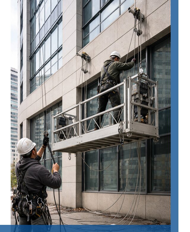 Монтаж и подъем фасадной люльки в Юрге от 12835 р. | ВЫСОТНИК-Юрг