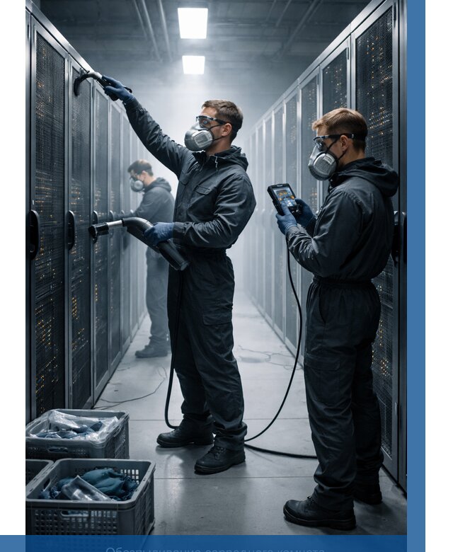 Обеспыливание серверной комнаты в Юрге от 4813 р. | ВЫСОТНИК-Юрг