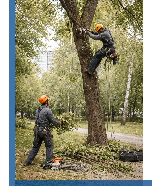 Санитарная обрезка деревьев в Юрге, профессионально и безопасно