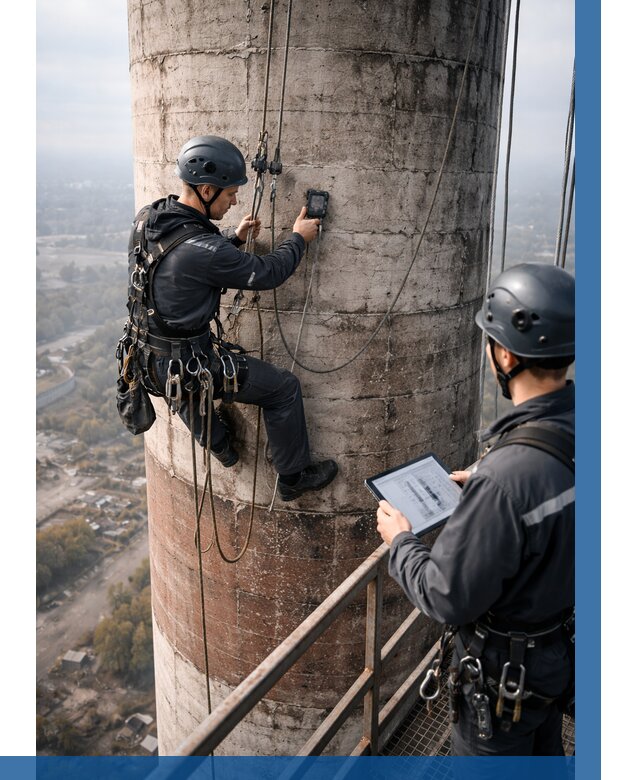Обследование дымовой трубы в Юрге от 8557 р. | ВЫСОТНИК-Юрг