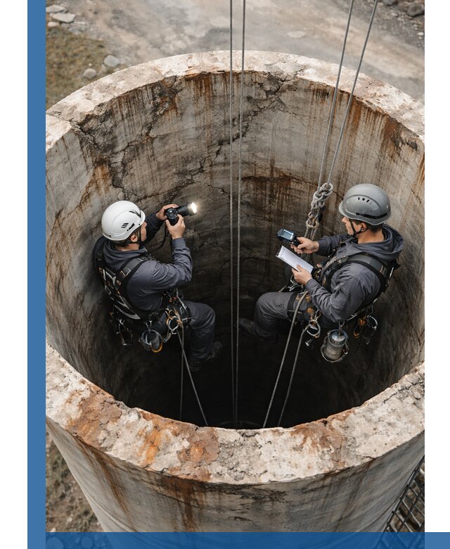 Обследование дымовой трубы: диагностика и оценка состояния в Юрге