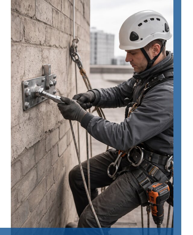 Установка анкерных точек в Юрге от 3744 р. | ВЫСОТНИК-Юрг