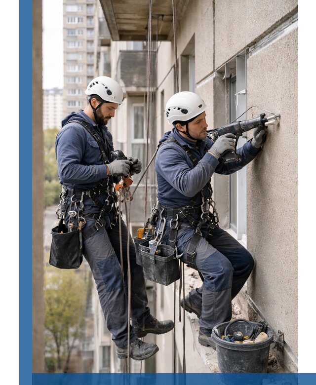 Промышленные альпинисты высотные работы и монтаж в Юрге